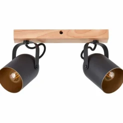 Plafonnier Brilliant Tronte Écru, 2 lumières