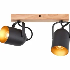 Plafonnier Brilliant Tronte Écru, 2 lumières