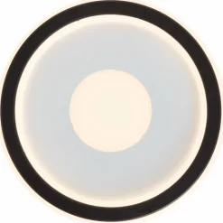 Plafonnier Brilliant Vegas LED Noir, Blanc, 1 lumière