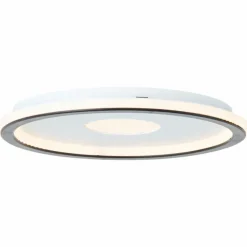 Plafonnier Brilliant Vegas LED Noir, Blanc, 1 lumière