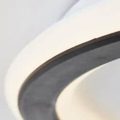 Plafonnier Brilliant Vegas LED Noir, Blanc, 1 lumière