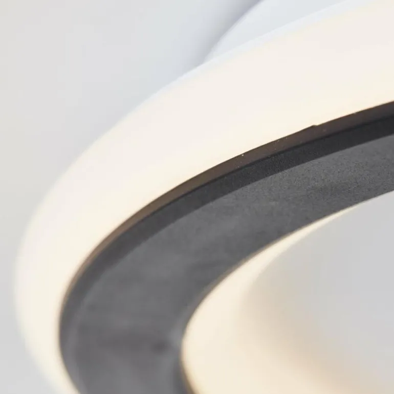 Plafonnier Brilliant Vegas LED Noir, Blanc, 1 lumière