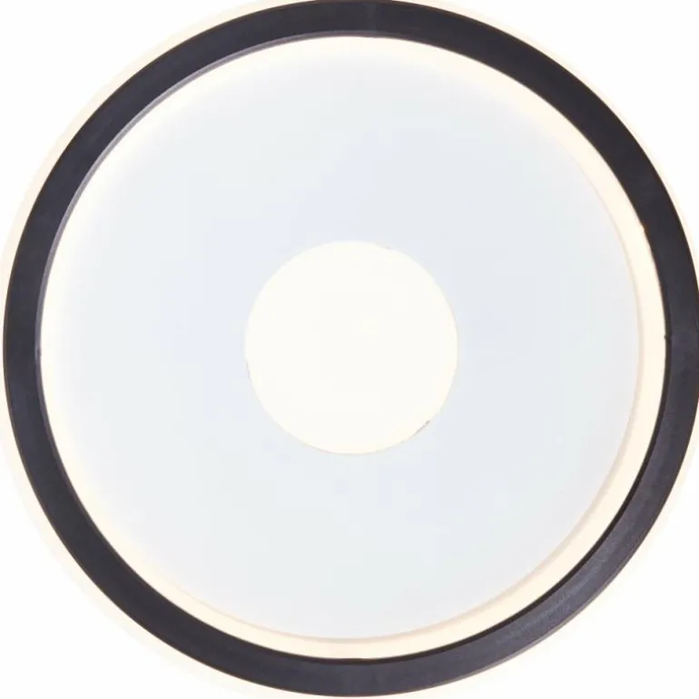 Plafonnier Brilliant Vegas LED Noir, Blanc, 1 lumière