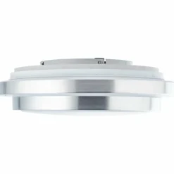 Plafonnier Brilliant Vilma LED Argenté, 1 lumière, Télécommandes, Changeur de couleurs