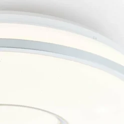 Plafonnier Brilliant Visitation LED Argenté, 1 lumière, Télécommandes, Changeur de couleurs