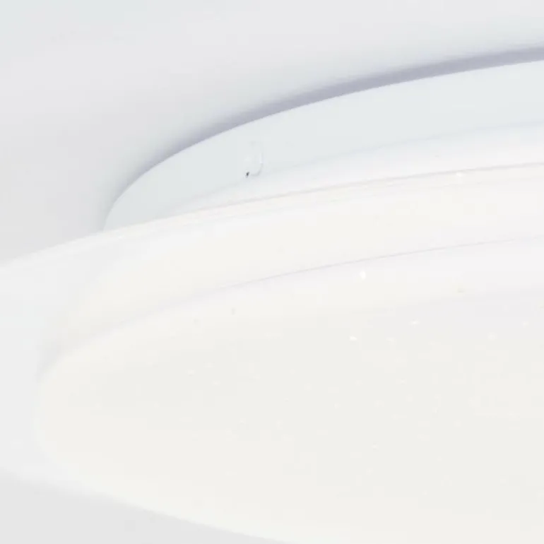 Plafonnier Brilliant Vittoria LED Blanc, 1 lumière