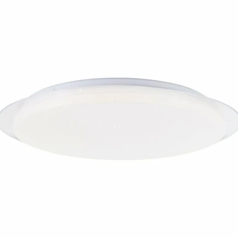 Plafonnier Brilliant Vittoria LED Blanc, 1 lumière, Télécommandes