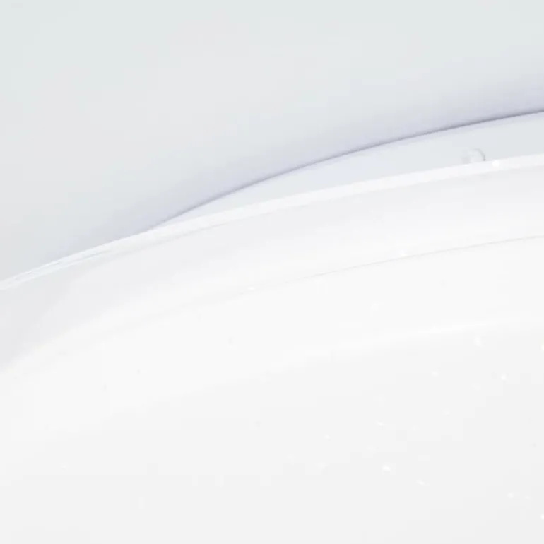 Plafonnier Brilliant Vittoria LED Blanc, 1 lumière, Télécommandes