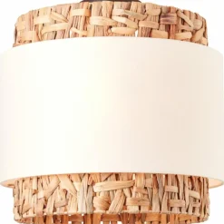 Plafonnier Brilliant Waterlilly Noir, 2 lumières