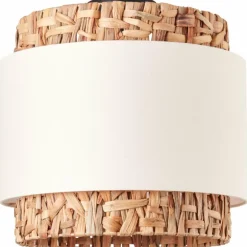 Plafonnier Brilliant Waterlilly Noir, 2 lumières