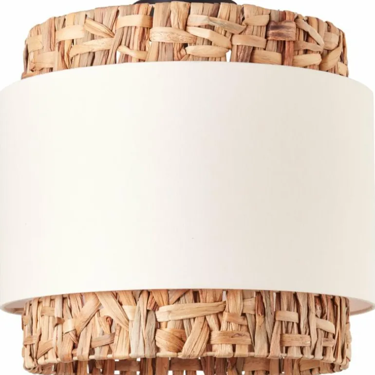 Plafonnier Brilliant Waterlilly Noir, 2 lumières