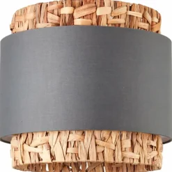 Plafonnier Brilliant Waterlilly Noir, 2 lumières