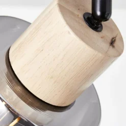 Plafonnier Brilliant Weald Noir, 4 lumières