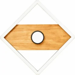 Plafonnier Brilliant Woodbridge LED Brun, Noir, 1 lumière