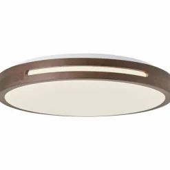 Plafonnier Brilliant Woodbury LED Blanc, 1 lumière