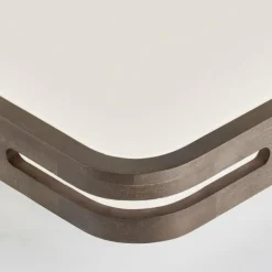 Plafonnier Brilliant Woodbury LED Blanc, 1 lumière