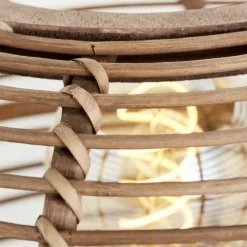 Plafonnier Brilliant Woodball Noir, 1 lumière