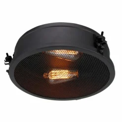 Plafonnier Brilliant Zois Noir, 1 lumière