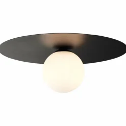 Plafonnier Brilliant Zon Noir, 1 lumière