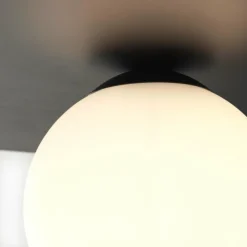 Plafonnier Brilliant Zon Noir, 1 lumière