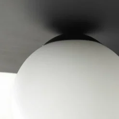 Plafonnier Brilliant Zon Noir, 1 lumière