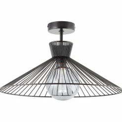 Plafonnier Brilliant-Leuchten Elmont Noir, 1 lumière