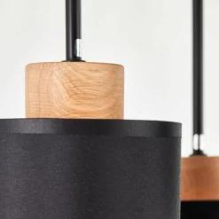 Plafonnier Brilliant-Leuchten Vonnie Noir, 3 lumières