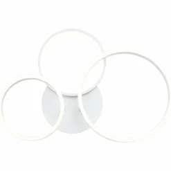 Plafonnier Brilliant-Leuchten Virtus LED Argenté, 1 lumière