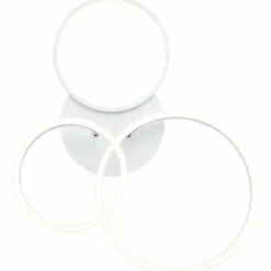 Plafonnier Brilliant-Leuchten Virtus LED Argenté, 1 lumière