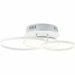 Plafonnier Brilliant-Leuchten Virtus LED Argenté, 1 lumière