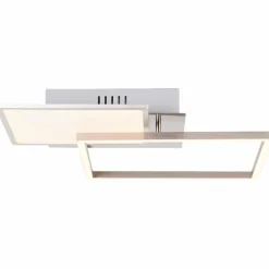 Plafonnier Brilliant-Leuchten Zelia LED Argenté, 1 lumière