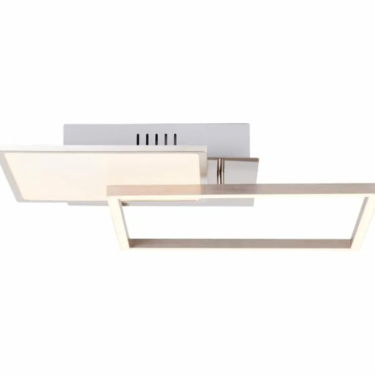 Plafonnier Brilliant-Leuchten Zelia LED Argenté, 1 lumière
