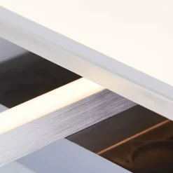 Plafonnier Brilliant-Leuchten Zelia LED Argenté, 1 lumière