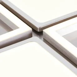 Plafonnier Brilliant-Leuchten Zelia LED Argenté, 1 lumière