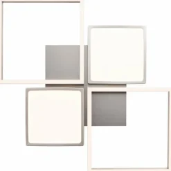 Plafonnier Brilliant-Leuchten Zelia LED Argenté, 1 lumière