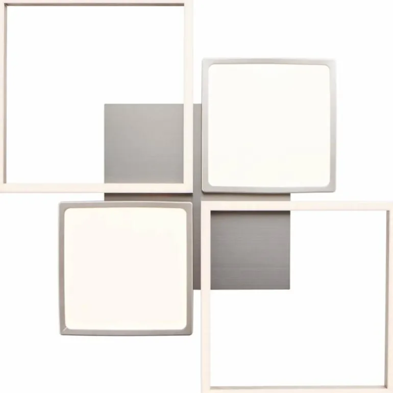 Plafonnier Brilliant-Leuchten Zelia LED Argenté, 1 lumière