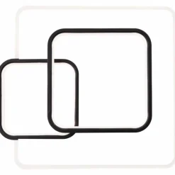 Plafonnier Brilliant-Leuchten Rezia LED Blanc, 1 lumière