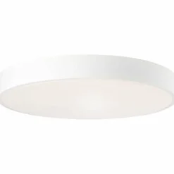 Plafonnier Brillliant Slimline LED Blanc, 1 lumière, Télécommandes