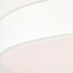 Plafonnier Brillliant Slimline LED Blanc, 1 lumière, Télécommandes