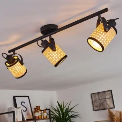 Plafonnier Broekerhaven Noir, 3 lumières