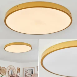 Plafonnier Broglen LED Laiton, 1 lumière