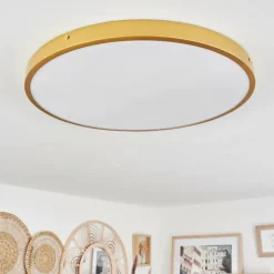 Plafonnier Broglen LED Laiton, 1 lumière