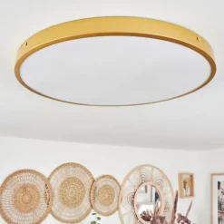 Plafonnier Broglen LED Laiton, 1 lumière