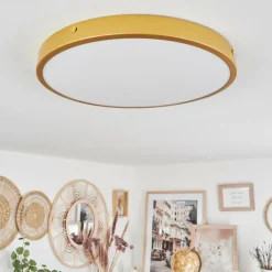 Plafonnier Broglen LED Laiton, 1 lumière