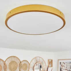 Plafonnier Broglen LED Laiton, 1 lumière