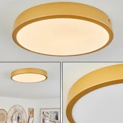 Plafonnier Broglen LED Laiton, 1 lumière