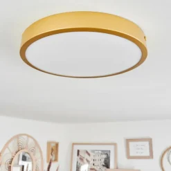 Plafonnier Broglen LED Laiton, 1 lumière