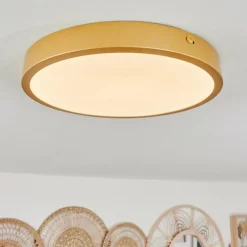 Plafonnier Broglen LED Laiton, 1 lumière