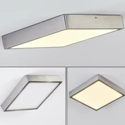 Plafonnier Broglen LED Nickel mat, 1 lumière