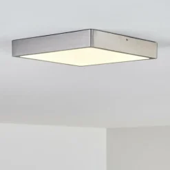 Plafonnier Broglen LED Nickel mat, 1 lumière